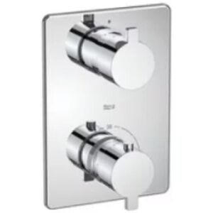 Roca Naia Built-In Thermostatic Shower Mixer - Two Way A5a0i96c00 Chrome Roca Naia Built-In Thermostatic Shower Mixer - Two Way A5a0i96c00 Chrome