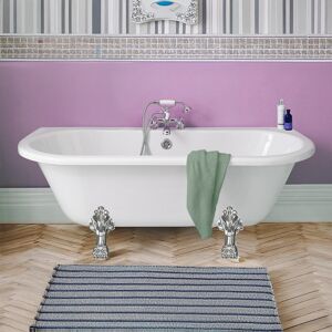 Signature Majesty Back To Wall Freestanding Bath 1700mm X 800mm (+ Chrome Feet) Signature Majesty Back To Wall Freestanding Bath 1700mm X 800mm (+ Chrome Feet)