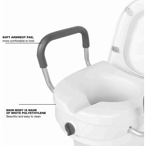 Elevated Raised Toilet Adjustable Bathroom Pads Rise Height Seats With Tou Elevated Raised Toilet Adjustable Bathroom Pads Rise Height Seats With Tou