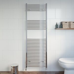 Duratherm Radilux Curved Heated Towel Rail Chrome - 1800 X 600mm Duratherm Radilux Curved Heated Towel Rail Chrome - 1800 X 600mm