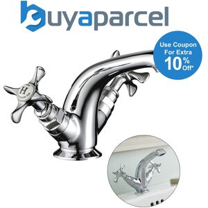 Mira Showers Victorian Virtue Monobloc Basin Tap Traditional Chrome Crosshead Mira Showers Victorian Virtue Monobloc Basin Tap Traditional Chrome Crosshead