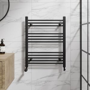 Duratherm Radilux Heated Towel Rail Matt Black 750 X 600mm Flat Duratherm Radilux Heated Towel Rail Matt Black 750 X 600mm Flat