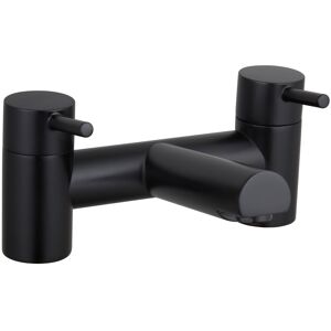 Balterley Modern Bathroom Round Minimalist Deck Mounted Bath Filler Tap - Black Balterley Modern Bathroom Round Minimalist Deck Mounted Bath Filler Tap - Black