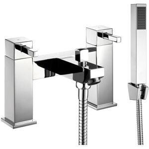 Bath Shower Mixer Tap With Handset & Hose Chrome Niagara Bath Shower Mixer Tap With Handset & Hose Chrome Niagara