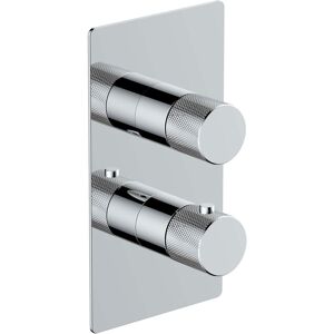 Rak Ceramics Rak Amalfi Thermostatic Dual Outlet Concealed Shower Valve - Chrome Rak Ceramics Rak Amalfi Thermostatic Dual Outlet Concealed Shower Valve - Chrome