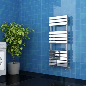 Elegant Bathroom Towel Rail Radiator Chrome Heated Flat Panel Warmer Rads 1200 X 500 Mm Elegant Bathroom Towel Rail Radiator Chrome Heated Flat Panel Warmer Rads 1200 X 500 Mm