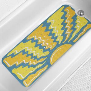 Yuluosha Sun Bathtub Mat Non Slip For Kids 40x16in Extra Long Anti Slip Bath Mat For Tub Yuluosha Sun Bathtub Mat Non Slip For Kids 40x16in Extra Long Anti Slip Bath Mat For Tub