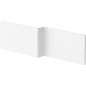 Nuie 1800mm Acrylic L-Shaped Front Bath Panel Modern Bathroom Tub Cover Panel Nuie 1800mm Acrylic L-Shaped Front Bath Panel Modern Bathroom Tub Cover Panel