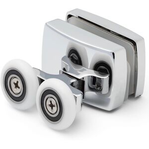 Showerlux 1 X Twin Bottom Zinc Alloy Shower Door Roller/runners 23mm Wheel Diameter Lux2 Showerlux 1 X Twin Bottom Zinc Alloy Shower Door Roller/runners 23mm Wheel Diameter Lux2