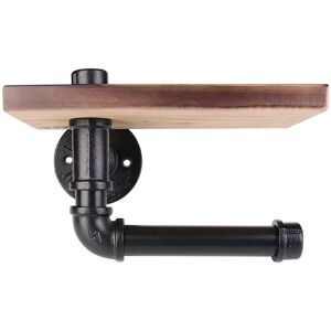 Sodial Toilet Roll Holder With Phone Holder Wall Mounted Shelf Rustic Industrial4791 Sodial Toilet Roll Holder With Phone Holder Wall Mounted Shelf Rustic Industrial4791