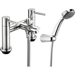 Deva Insignia Pillar Mounted Bath Shower Mixer Tap - Chrome Deva Insignia Pillar Mounted Bath Shower Mixer Tap - Chrome