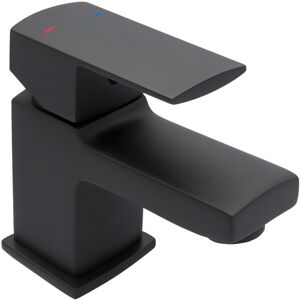Evg Clever Manta Mini Mono Basin Mixer Tap Black - Compact Modern Design Evg Clever Manta Mini Mono Basin Mixer Tap Black - Compact Modern Design