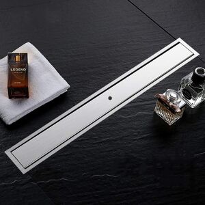 signstek Signstek Linear Shower Drain - 60 Cm, Tile Insert, 304 Stainless Steel Bathroom signstek Signstek Linear Shower Drain - 60 Cm, Tile Insert, 304 Stainless Steel Bathroom
