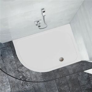 Merlyn Mstone Offset Quadrant Shower Tray 1000mm X 800mm Left Handed (Inc Waste) Merlyn Mstone Offset Quadrant Shower Tray 1000mm X 800mm Left Handed (Inc Waste)