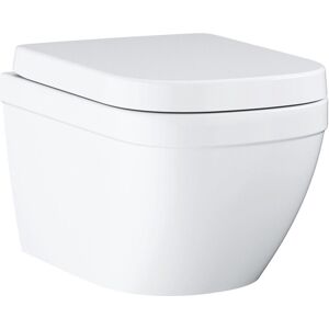 Grohe Euro Triple Vortex Rimless Wall Hung Pan Toilet Soft Close Seat 39554000 Grohe Euro Triple Vortex Rimless Wall Hung Pan Toilet Soft Close Seat 39554000