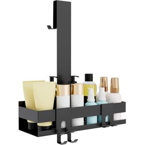 Sayayo Hanging Shower Caddy Over Door, Sus304 Stainless Steel Matte Black Showe Sayayo Hanging Shower Caddy Over Door, Sus304 Stainless Steel Matte Black Showe