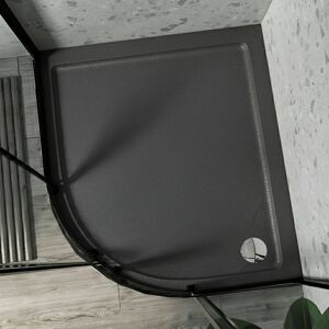 Delphi Aquastone Grey Slate Effect Offset Quadrant Shower Tray 900mm X 760mm Rh Delphi Aquastone Grey Slate Effect Offset Quadrant Shower Tray 900mm X 760mm Rh