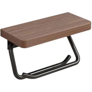 Sodial 2x( Holder With Shelf Wood Wall Mounted Wc Holders Toilet Towel Rack For6709 Sodial 2x( Holder With Shelf Wood Wall Mounted Wc Holders Toilet Towel Rack For6709