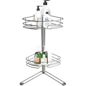 Blue Canyon 2 Tier Non Rust Corner Free Standing Shelf Storage Shower Bath Cadd Blue Canyon 2 Tier Non Rust Corner Free Standing Shelf Storage Shower Bath Cadd