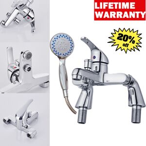 Dayplus® 2024 Bathroom Bath Shower Mixer Tap With Handset Single Lever Chrome Modern 🔥 Dayplus® 2024 Bathroom Bath Shower Mixer Tap With Handset Single Lever Chrome Modern 🔥