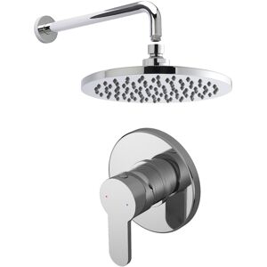 Balterley Pride Shower Bundle Concealed Round Manual Valve, Arm & Head Kit - Chrome Balter Balterley Pride Shower Bundle Concealed Round Manual Valve, Arm & Head Kit - Chrome Balter