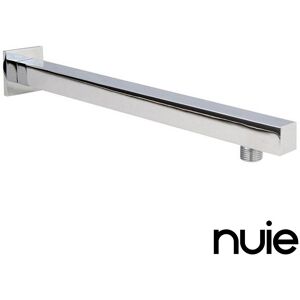 Nuie Chrome Square Wall Mounted Shower Arm 350mm - Arm19 Nuie Chrome Square Wall Mounted Shower Arm 350mm - Arm19