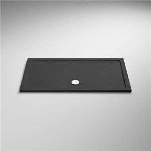 Hudson Reed Pearlstone Grey Slate Effect Rectangular Shower Tray 1500mm X 800mm Hudson Reed Pearlstone Grey Slate Effect Rectangular Shower Tray 1500mm X 800mm