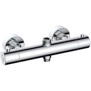 Shower Mixer Bar Valve Dune 2-Outlet Thermostatic Bathroom Chrome Enki T33 Shower Mixer Bar Valve Dune 2-Outlet Thermostatic Bathroom Chrome Enki T33