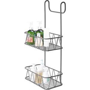 Blue Canyon 2 Tier Hanging Shower Caddy, No Drill Stainless Steel Bathroom Shel Blue Canyon 2 Tier Hanging Shower Caddy, No Drill Stainless Steel Bathroom Shel