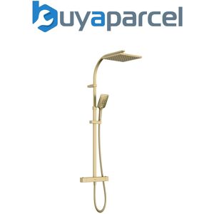 Bristan Qubo Safe Touch Thermostatic Rigid Riser Diverter Bar Shower Brushed Bra Bristan Qubo Safe Touch Thermostatic Rigid Riser Diverter Bar Shower Brushed Bra