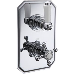 Signature Traditional Thermostatic 1 Outlet Concealed Shower Valve Dual Handle Chrome Signature Traditional Thermostatic 1 Outlet Concealed Shower Valve Dual Handle Chrome