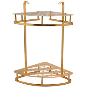 Sodial 3x(Gold Bathroom Shelf Shower Wall Mounted Corner Basket Shampoo Storage5649 Sodial 3x(Gold Bathroom Shelf Shower Wall Mounted Corner Basket Shampoo Storage5649