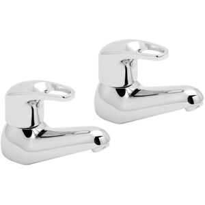 Deva Lace Modern Basin Taps Pair - Chrome Bathroom Taps Deva Lace Modern Basin Taps Pair - Chrome Bathroom Taps
