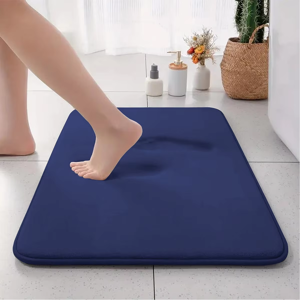 Unbranded Thickened Absorbent Bathroom Floor Mat Non Slip Solid Color Flannel Carpet Rug Unbranded Thickened Absorbent Bathroom Floor Mat Non Slip Solid Color Flannel Carpet Rug