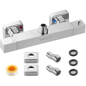 Vevor Thermostatic Shower Faucet Valve Hot Cold Water Temperature Control Valve Vevor Thermostatic Shower Faucet Valve Hot Cold Water Temperature Control Valve
