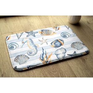 Tulup Non Slip Bath Mat Bathroom Rugs Super Soft - 90x60 Cm - Marine Animals Tulup Non Slip Bath Mat Bathroom Rugs Super Soft - 90x60 Cm - Marine Animals