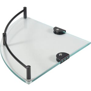 Sodial 2x(Bathroom Shelves, Bathroom Glass Corner Shelf Wall Mounted ,Tempered6239 Sodial 2x(Bathroom Shelves, Bathroom Glass Corner Shelf Wall Mounted ,Tempered6239