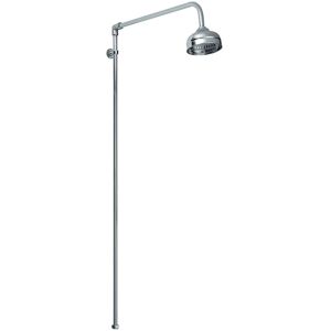 Nuie Beaumont Traditional Shower Riser Kit 4 Inch Fixed Head - Chrome Nuie Beaumont Traditional Shower Riser Kit 4 Inch Fixed Head - Chrome