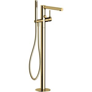 Rak Ceramics Rak Sorrento Freestanding Bath Shower Mixer Tap - Brushed Gold Rak Ceramics Rak Sorrento Freestanding Bath Shower Mixer Tap - Brushed Gold