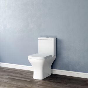 Aica Bathroom Close Coupled Toilet Short Projection Soft Close Seat Wc Pan Square Aica Bathroom Close Coupled Toilet Short Projection Soft Close Seat Wc Pan Square