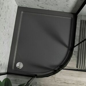 Delphi Aquastone Grey Slate Effect Offset Quadrant Shower Tray 1000mm X 800mm Lh Delphi Aquastone Grey Slate Effect Offset Quadrant Shower Tray 1000mm X 800mm Lh