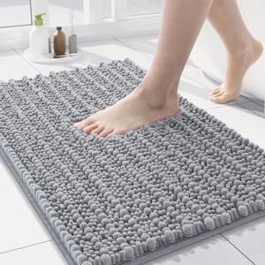 Luxury Chenille Bathroom Rug Mat, Extra Soft Thick Absorbent Shaggy Bath Rugs, N Luxury Chenille Bathroom Rug Mat, Extra Soft Thick Absorbent Shaggy Bath Rugs, N