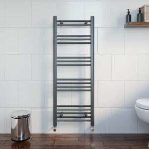 Radilux Heated Towel Rail Anthracite 1200 X 450mm Flat Bathroom Wall Mounted Steel Radilux Heated Towel Rail Anthracite 1200 X 450mm Flat Bathroom Wall Mounted Steel