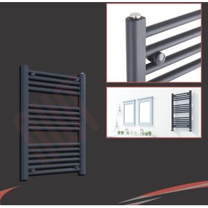 Nwt Direct Heated Towel Rail Radiator Anthracite Straight 500mm(W) X 800mm(H) 1682 Btus Nwt Direct Heated Towel Rail Radiator Anthracite Straight 500mm(W) X 800mm(H) 1682 Btus