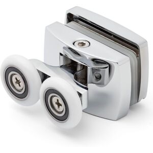 Showerlux 1 X Twin Top Zinc Alloy Shower Door Roller/runners 23mm Wheel Diameter Lux2 Showerlux 1 X Twin Top Zinc Alloy Shower Door Roller/runners 23mm Wheel Diameter Lux2