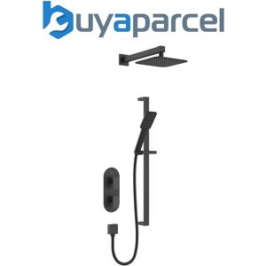 Bristan Tangram Black Concealed Dual Control Shower Pack Bristan Tangram Black Concealed Dual Control Shower Pack