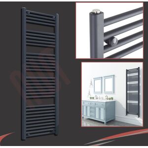 Nwt Direct Heated Towel Rail Radiator Anthracite Straight 500mm(W) X 1600mm(H) 3175 Btus Nwt Direct Heated Towel Rail Radiator Anthracite Straight 500mm(W) X 1600mm(H) 3175 Btus