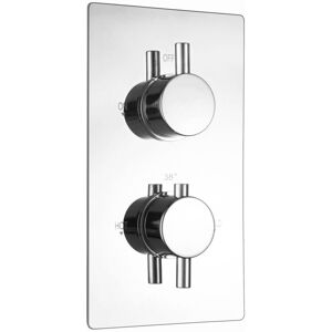 Twin Shower Valve Tap Naples Single Outlet Thermostatic Chrome Brass Enki Tsv066 Twin Shower Valve Tap Naples Single Outlet Thermostatic Chrome Brass Enki Tsv066