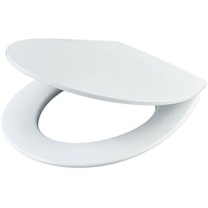 Ideal Standard Eurovit Toilet Seat - White Plastic Hinges Ideal Standard Eurovit Toilet Seat - White Plastic Hinges