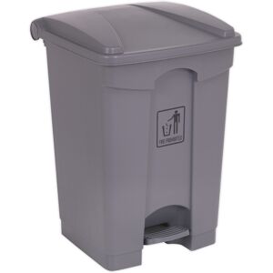 Unknown - 45L Square Plastic Pedal Bin - Waste bin Unknown - 45L Square Plastic Pedal Bin - Waste bin
